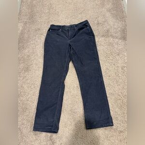 L.L.Bean BeanFlex Straight Leg Pants in Slate Blue